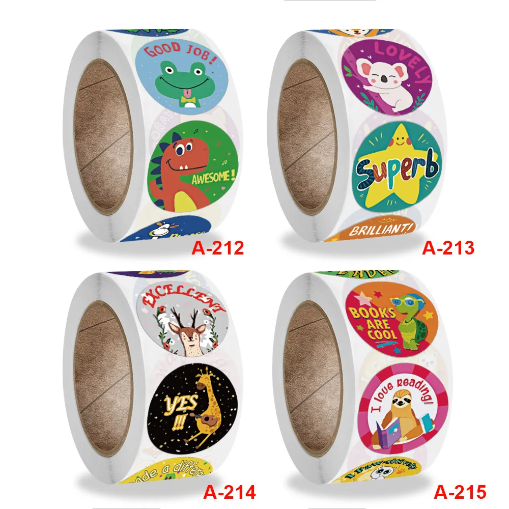Sealing Adhesive Lable Kids Encourage Good Jod 2.5cm