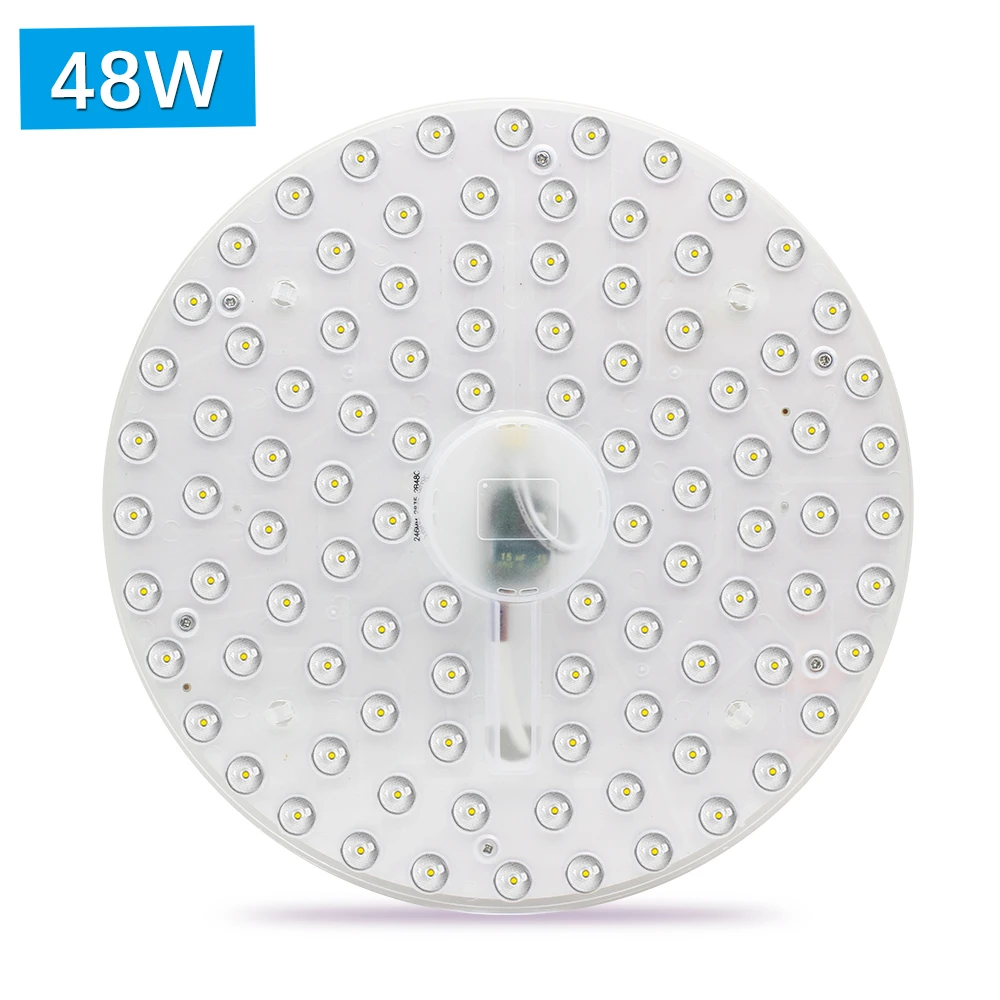 Ceiling Lamp Led Panel 220V Replacement Led Module 48W Round Led Light Panel Board 6000K Energy Saving Module For Ceiling Lights