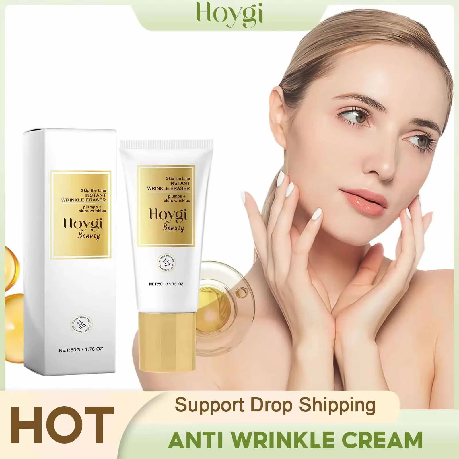 przeciwzmarszczkowy krem ujędrniający znikną linie czoła zmniejsza zmarszczki Lifting obrzęki napinający nawilżający przeciwstarzeniowy do