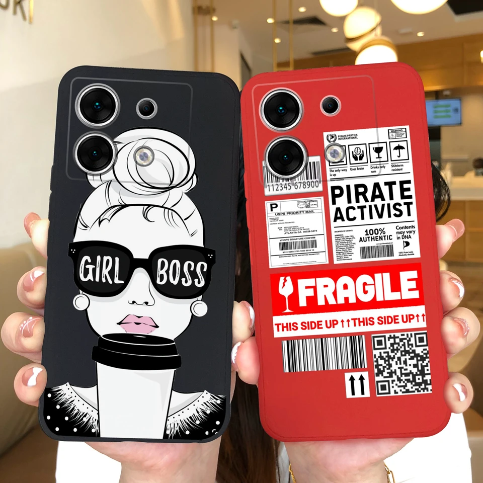 Чехол для Infinix Zero Ultra 30 красивая девушка цветок силиконовый защитный чехол