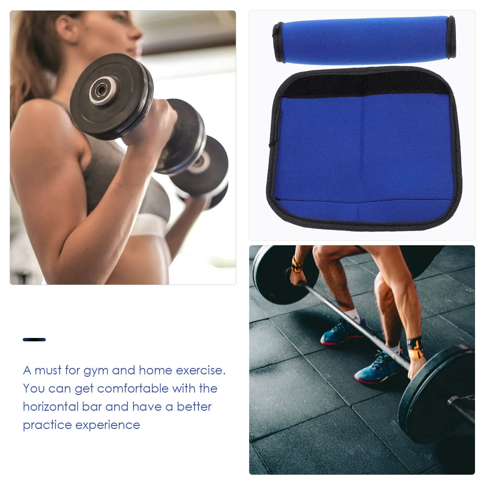 2 шт. коврик для штанги полиэстер горизонтальный чехол противоскользящая защита