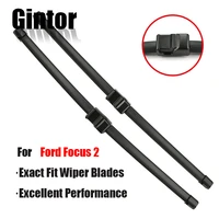 gintor auto car wiper front rear wiper blades set for ford focus 2 2005 2011 windshield windscreen front rear window 2617