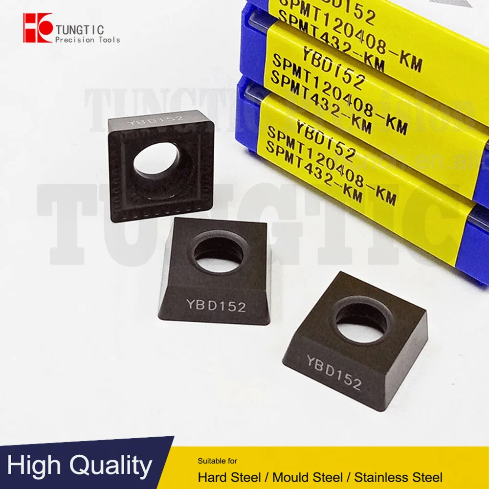 

Фрезерные вставки, карбидный Резак Для CNC SPMT 120408-KM