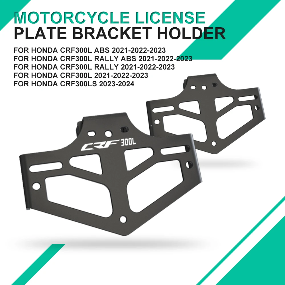 

NEW Motorcycles Aluminium crf300 ls Rear License Plate Bracket Holder Tail Light Bracket For HONDA CRF300LS CRF 300 LS 2023 2024
