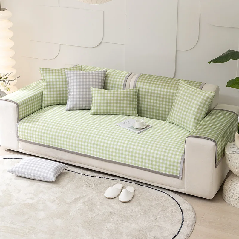 

solid color simple sofa cover washable sofa cover