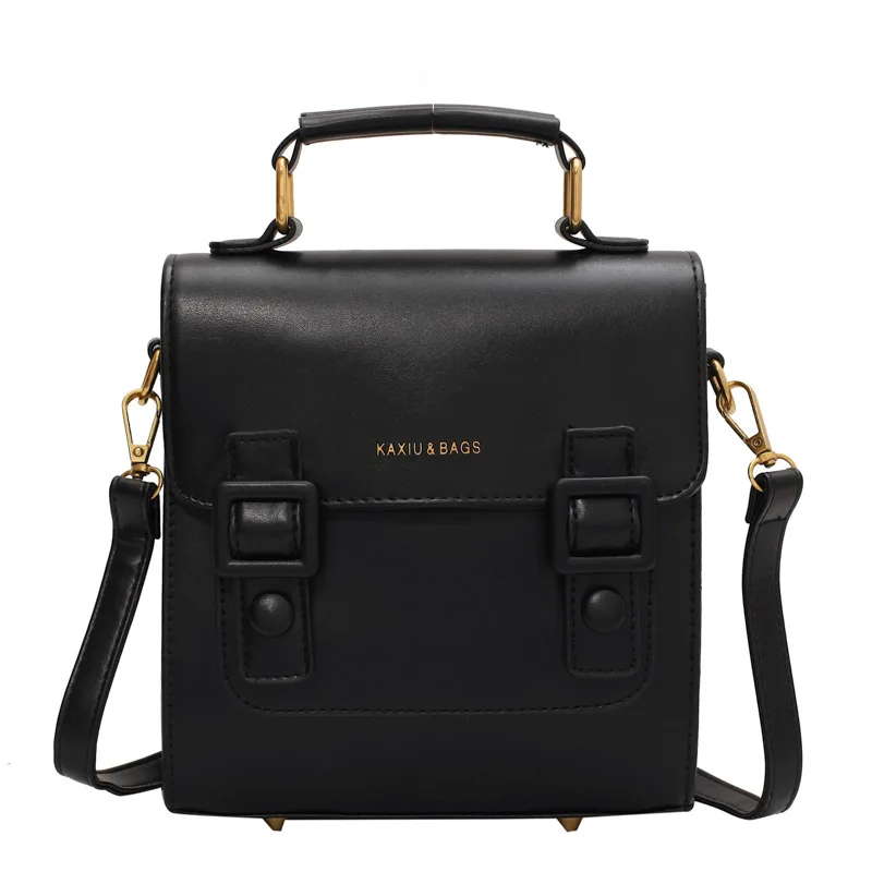 Vintage Women Backpack High Quality Leather Brand Female Black Shoulder Bag Lady Multifunction Backpack Hot School Bags