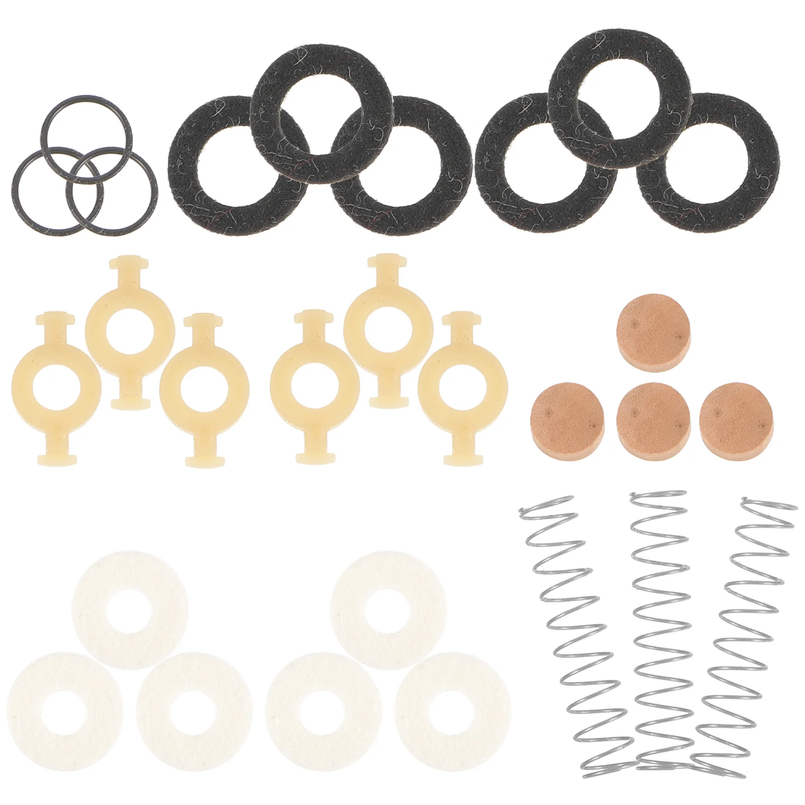 

1 Set of Trumpet Button Springs Trumpet Springs Pads Corks Rings Instrument Accessories
