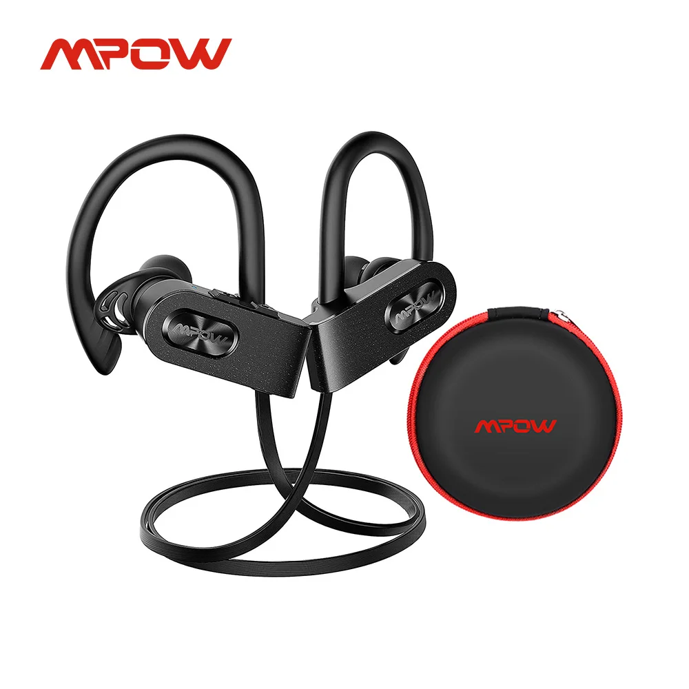 Mpow Flame 2 Bluetooth Earphones IPX7 Waterproof Wireless Sports Earbuds w/ CVC6.0 Noise Cancelling Mic Headphone for Sports Gym