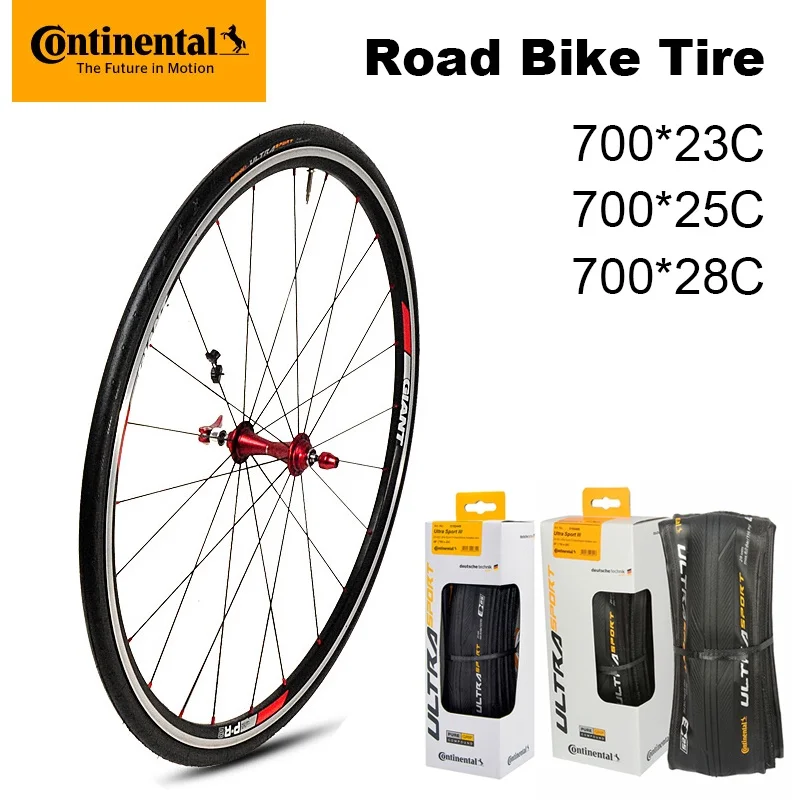 

Continental Road Bike Tire ULTRA Sport III GRAND Sport Race Clincher 700× 25C Bicycle Tyre 28C 23C Road Foldable Bike Tires