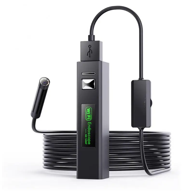 

WiFi Endoscope Camera 8mm Wireless Endoscope 2.0 MP HD Borescope Rigid Snake Cable For IPhone Android Samsung Huawei Tablet Hot