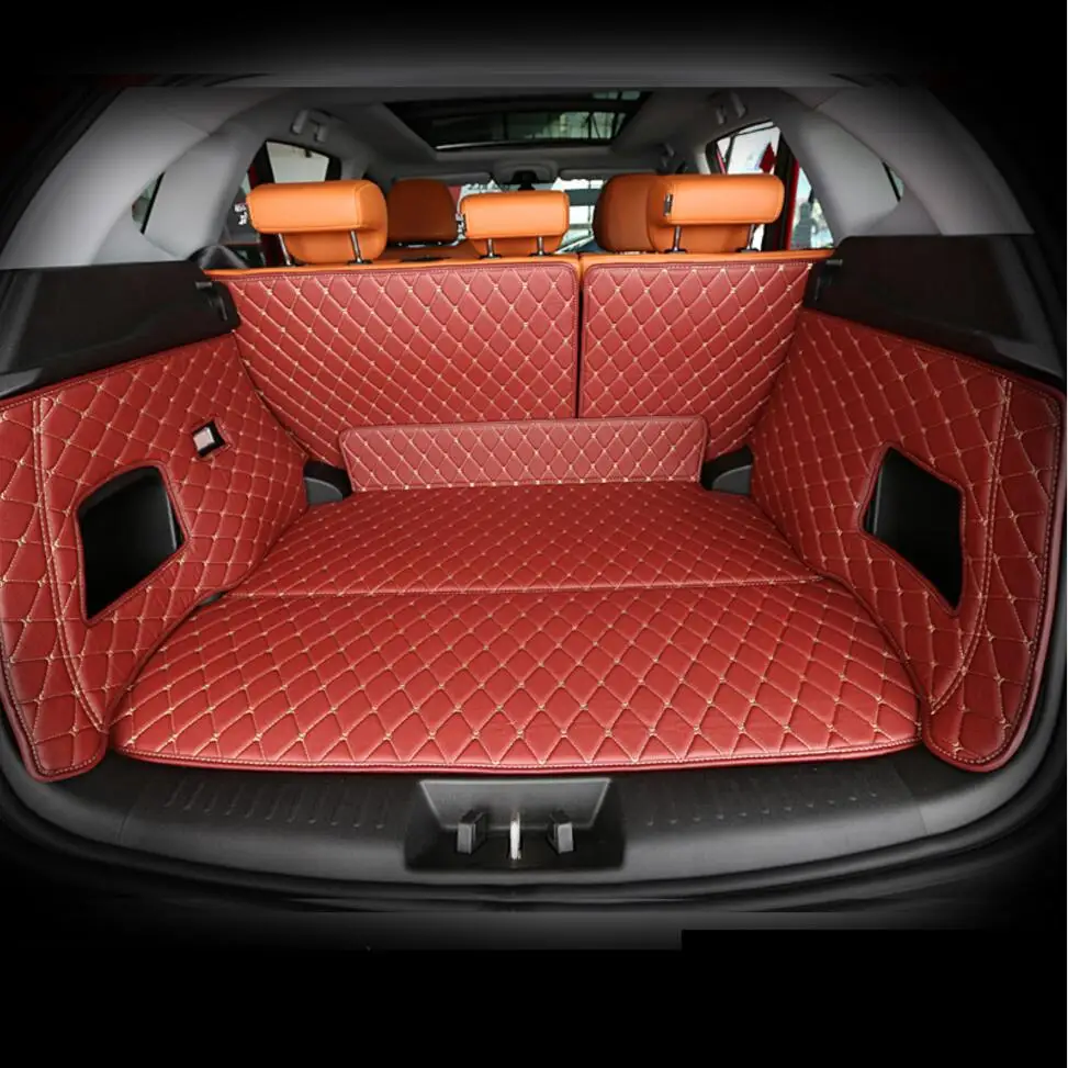 

fiber leather car trunk mat for chery tiggo 7 2016 2017 2018 car accessories