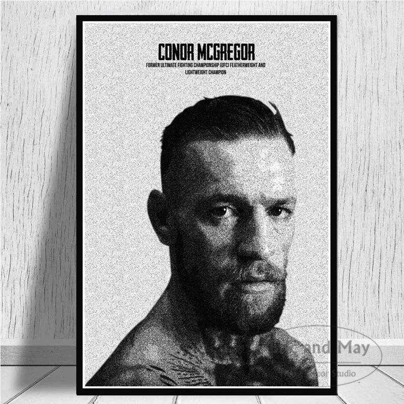 Постеры и принты Conor Mcgregor Ufc Champion Boxer художественные настенные картины на холсте