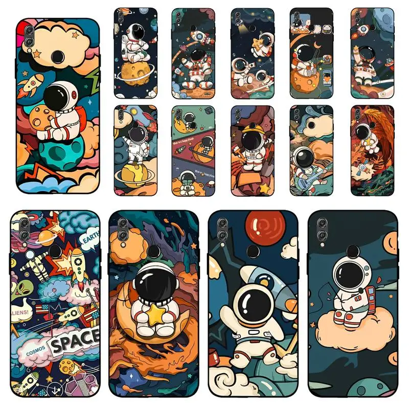 

FHNBLJ Cute Star Astronaut Phone Case for Huawei Honor 10 i 8X C 5A 20 9 10 30 lite pro Voew 10 20 V30