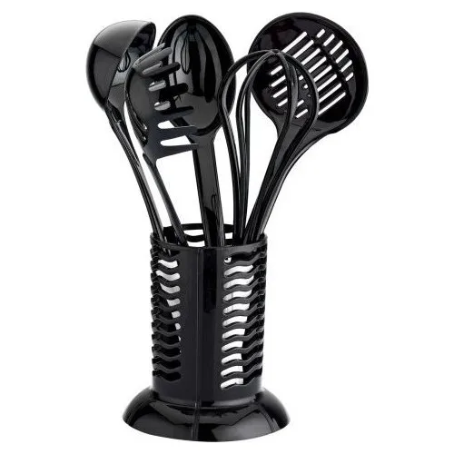 Комплект Черных Пластиковых овальных палочек schпера Mia |