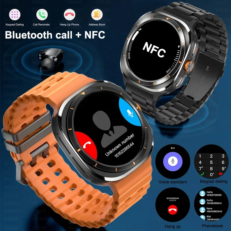 Водонепроницаемые мужские умные часы BluetoothCall Connect