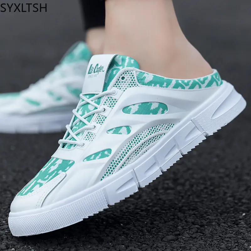 

Summer Slippers Mules Slippers for Men Casual Sneaker Half Shoes for Men Slippers Luxury Designer Summer Shoes Chaussure Homme