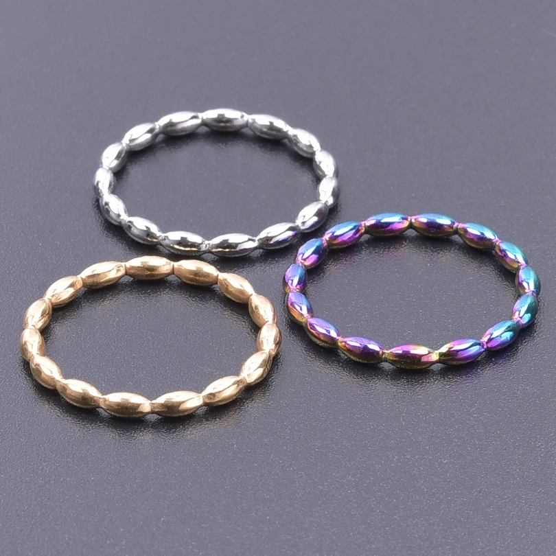 Модное кольцо из титановой нержавеющей стали 316L для женщин и мужчин аксессуары