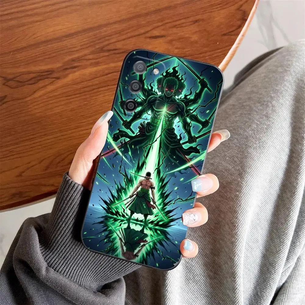 Фото Чехол для телефона Gear 5 Luffy Zoro One P-Piece для OPPO A5X A6X A6C A5 A6 A17 A16 A38 A53 A54 A55 A57 A58 A60 A74 A78 A93 A94 A98 №4