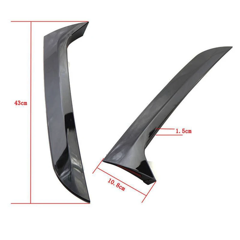 Боковой спойлер заднего стекла боковое крыло декоративная наклейка для VW Tiguan MK1