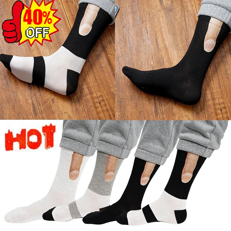 Мужские забавные носки для пениса, Забавный узор, повседневные носки, новинка, Шуточный принт, розыгрыш, короткие носки унисекс, хлопковые н...