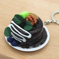 key ring holder beautiful portable food shape mini food shape key ring gift for car keychain key ring