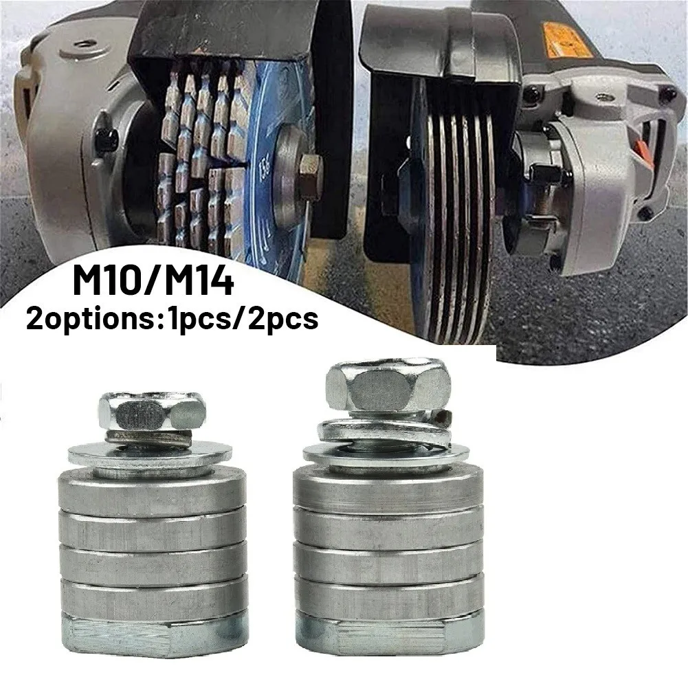 M10 M14 Angle Grinder Adapter ​Parts To Grooving Machine Adapter ​Conversion Head Flange Nut Variable Slotting Grooving Machine