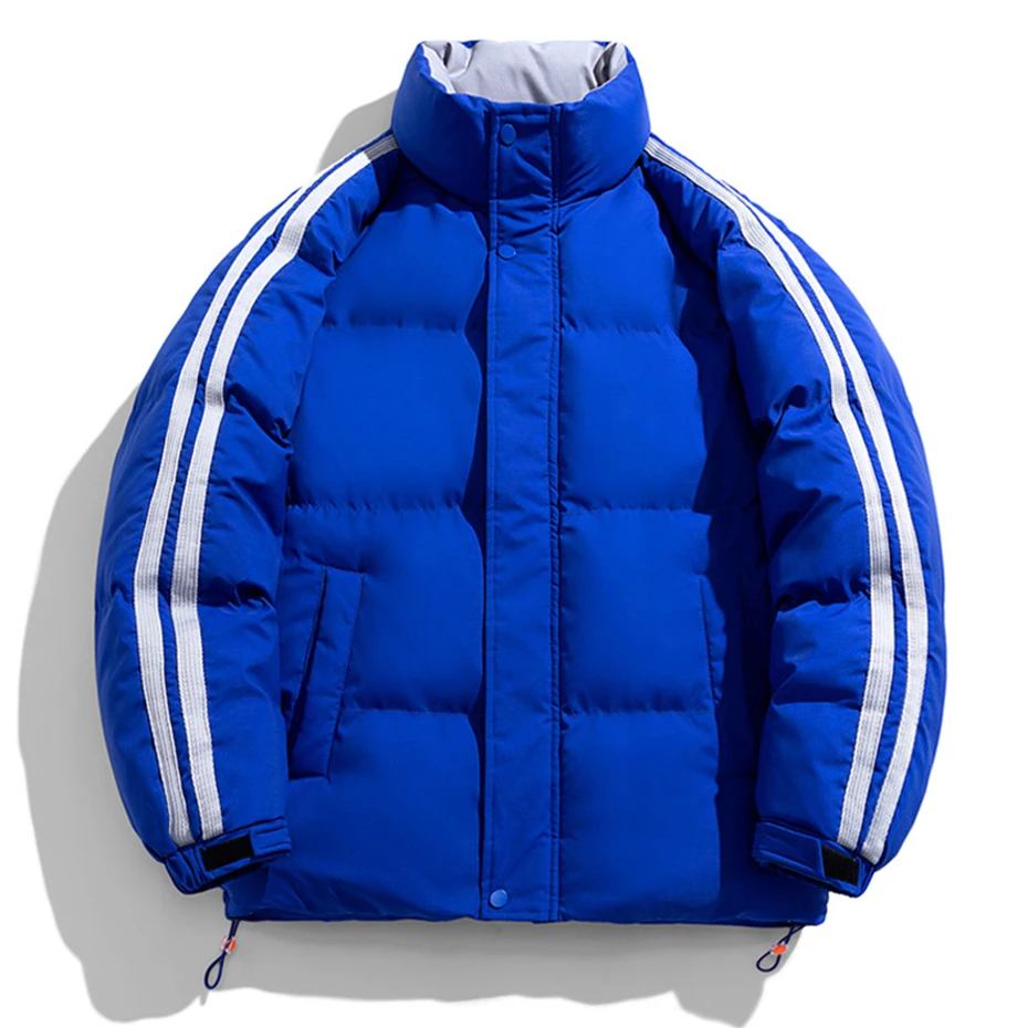 5XL 6XL Plus Size Padded Jacket Men Winter Parkas Thick Jackets Fashion Stand Collar Parkas Warm Coats Male Outdoor Outerwear