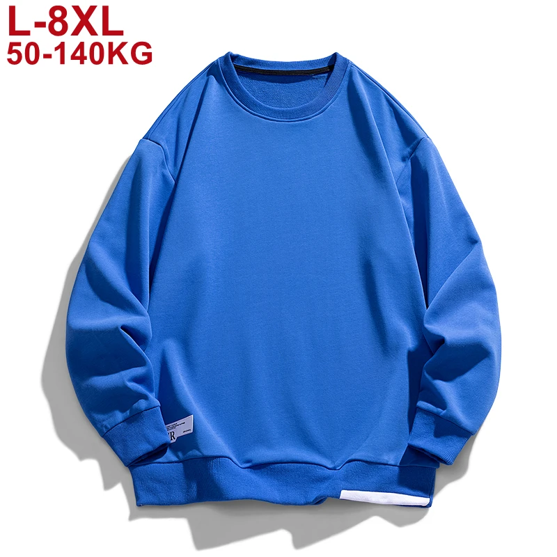 

Men's Sweatshirts Fake 2 Pieces Oversized Patchwork Pullovers Streetwear Fashion Hoodie Plus Size 6xl 7xl 8xl Sportswear Male