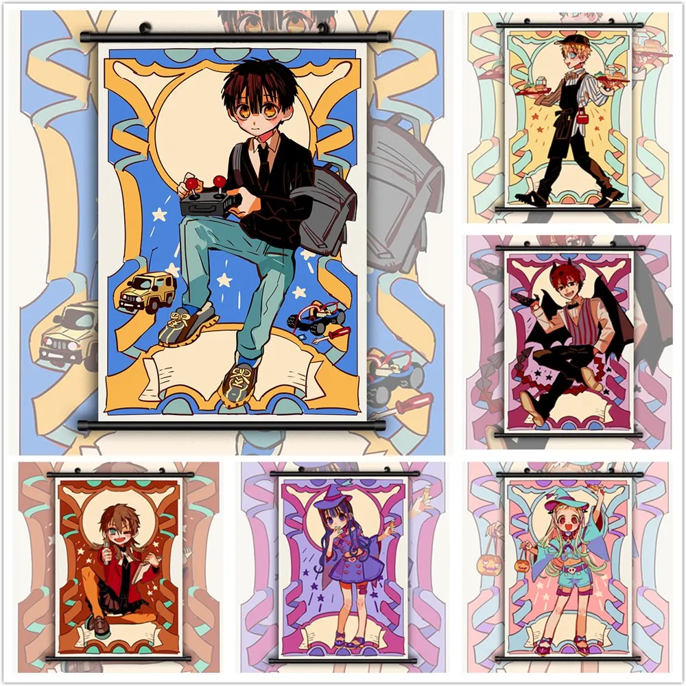 

Jibaku Shounen Hanako-kun HD Печатный Баннер настенный плакат свиток