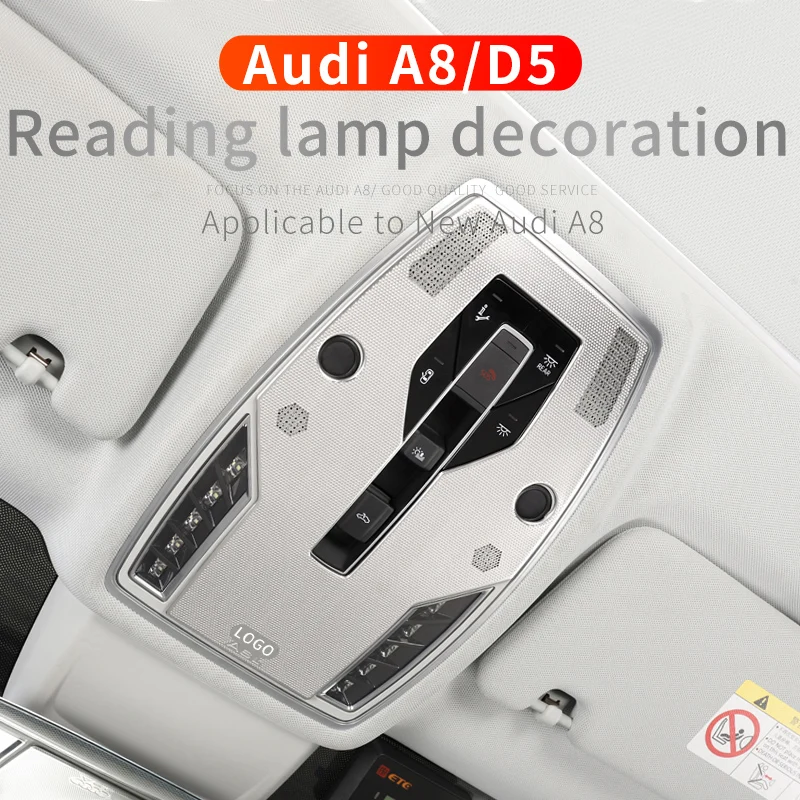

For 2018-22 years Audi a8 s8 d5 accessories Interior modification roof decoration Front rear reading light decorative stickers