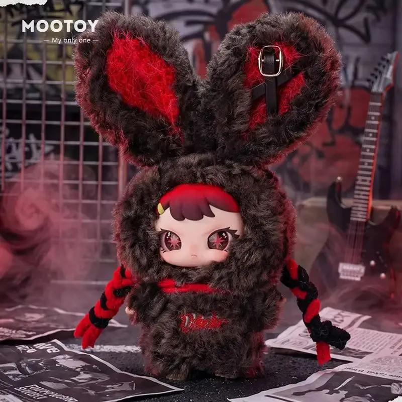 Фото MOOTOY Authentic Rebaby Sweetheart Escape Plan Плюшевый кролик в виниловой коробке-сюрпризе, кукла-подвеска, игрушка-сюрприз, подарок для девочек №3