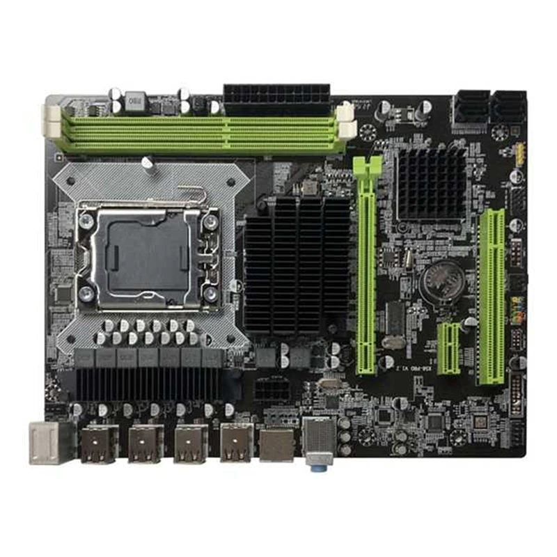 

Материнская плата X58 LGA1366, компьютерная материнская плата с поддержкой RX, графическая карта с процессором X5650 + DDR3 4 Гб 1333 МГц ОЗУ + кабель пере...