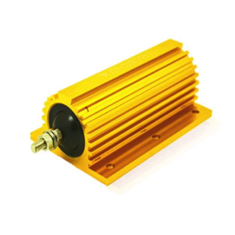 

1pc Gold Tone Resistance 5% Aluminum Shell Wire Wound Resistor 10W 25W 30W 50W 75W 100W 150W 200W 300W 500W 1KW