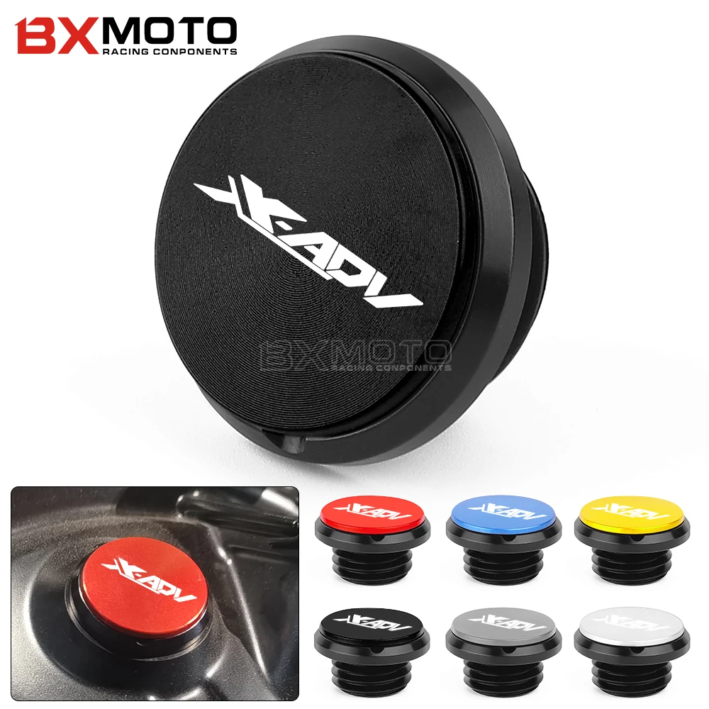 

M20*2.5 Black Motorcycle Accessories CNC Engine Oil Cap Bolt Screw filler cover fits for HONDA XADV 750 2017 2018 2019 2020 2021