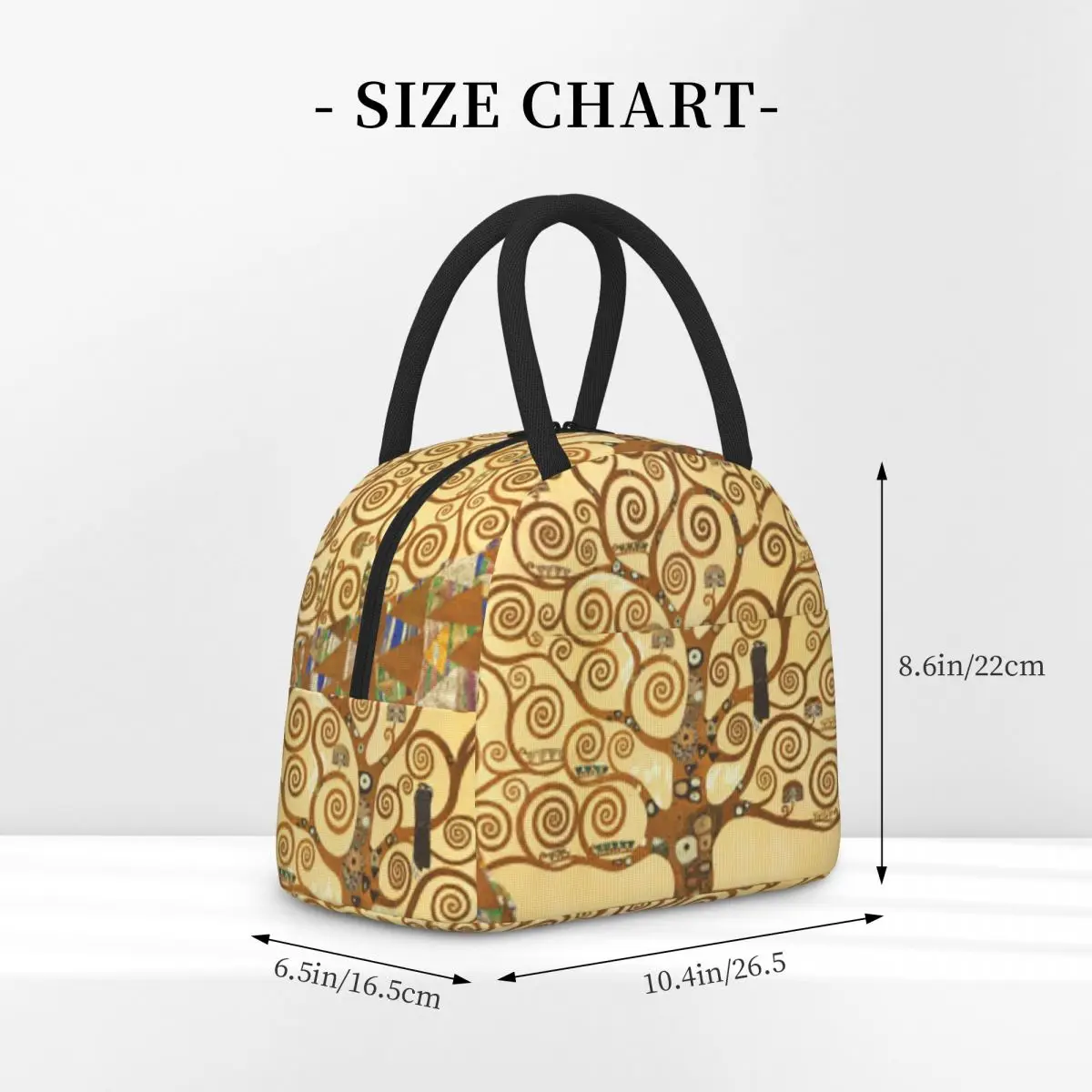 Фото Термосумка для обедов Tree Of Life Stoclet Frieze Gustav Klimt для женщин, офисная термосумка-холодильник, контейнер для обедов №5