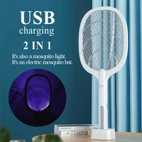 usb rechargeable electric mosquito swat fly insect killer electronic insect killer trap 2 in 1 household mosquito killer lamp