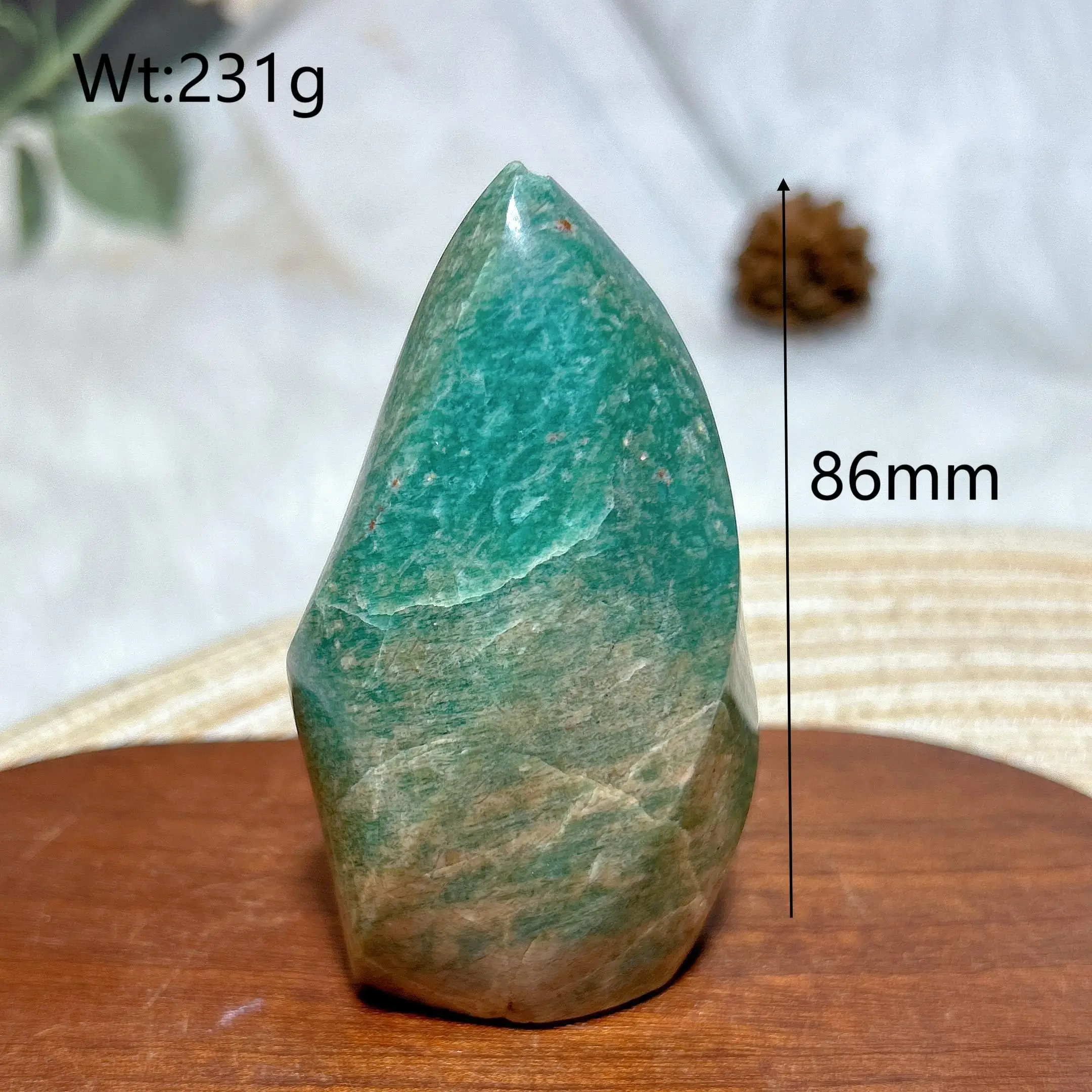 

Натуральный амазонит, полированный камень для дома