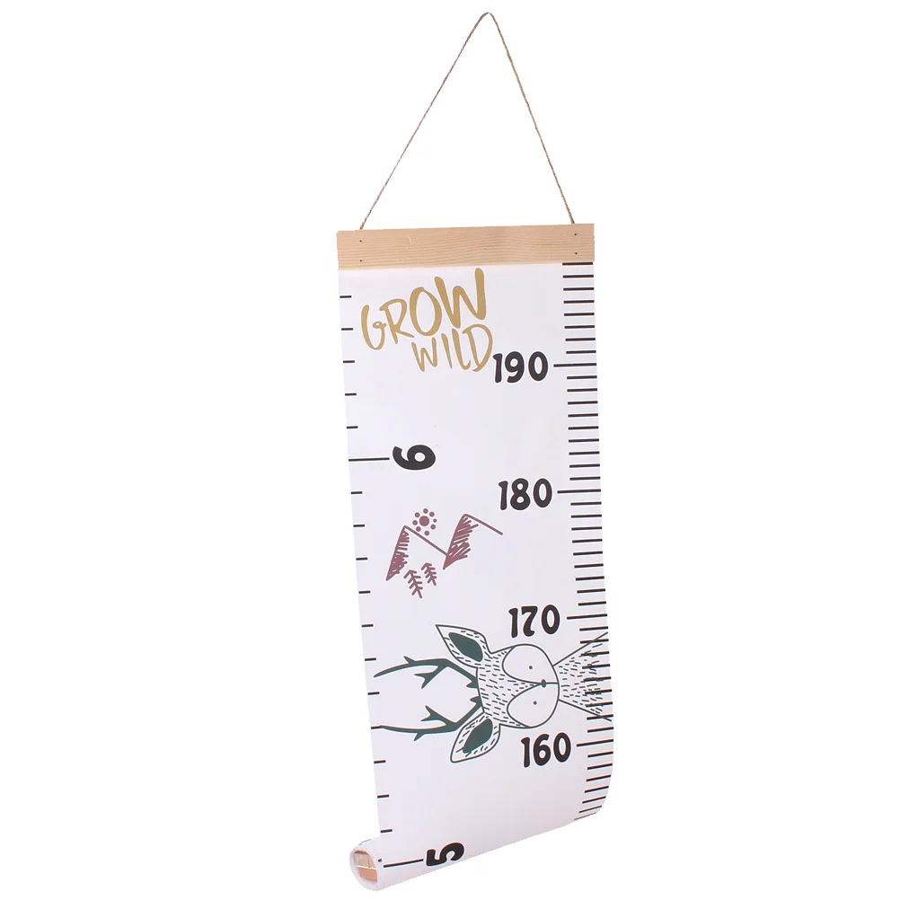 

Chart Growth Height Kids Child Hanging Measuring Baby Ruler Birthday Gift Sticker Wooden Percentile Wall Children Cloth Decal