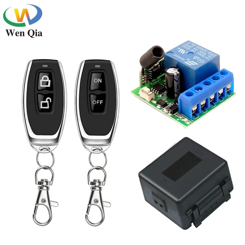 433mhz Rf Transmitter And Receiver Module DC 12v 1Channel Remote Control Switch Wireless Switch Remote Control 433mhz