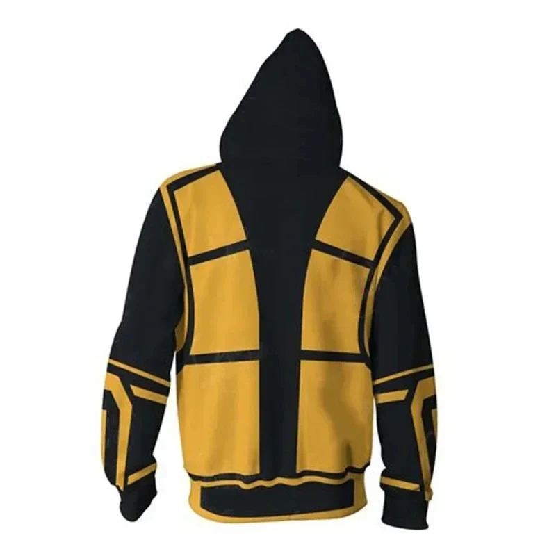Фото TYV55Game Mortal Kombat - Костюм для косплея, толстовка с капюшоном, худи Sub-Zero Scorpion L25 №2