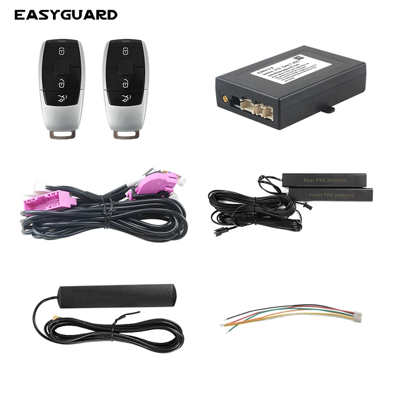EASYGUARD Smart Key без ключа, подходит для Benz A/B class GLA GLB GLE GLS EQB с заводской кнопкой запуска OEM и комфортным доступом