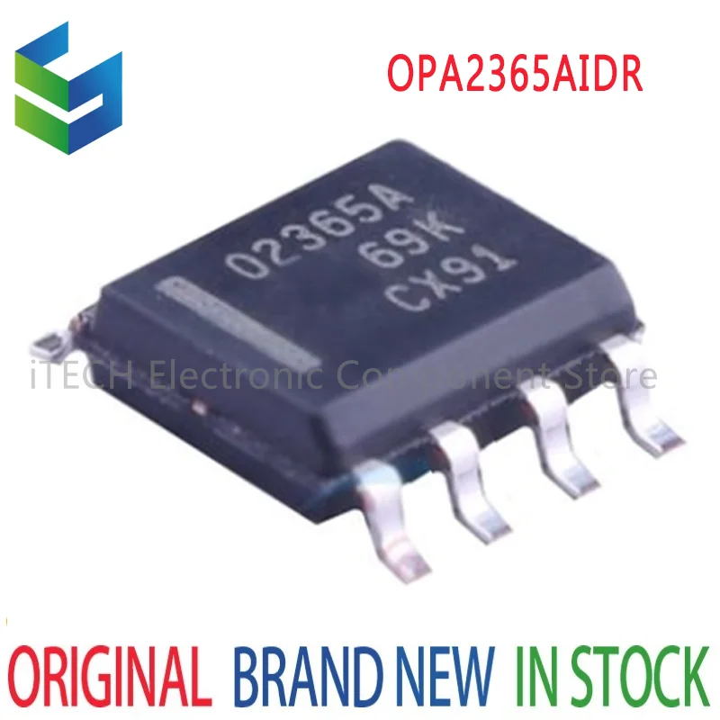 5 шт./партия, OPA2365AIDR OPA2365 O2365A SMD 02365A SOP8 OPA2365AID