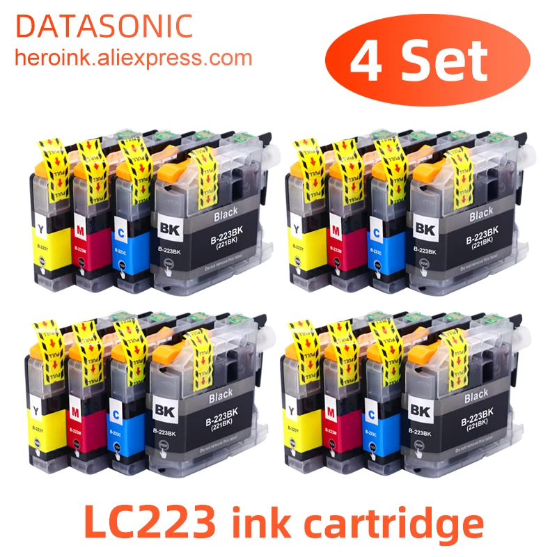 

LC223 LC221 Compatible Ink Cartridge For Brother MFC-J4420DW J4620DW J4625DW J5320DW J480DW J680DW J880DW J5620 J5720 Printer