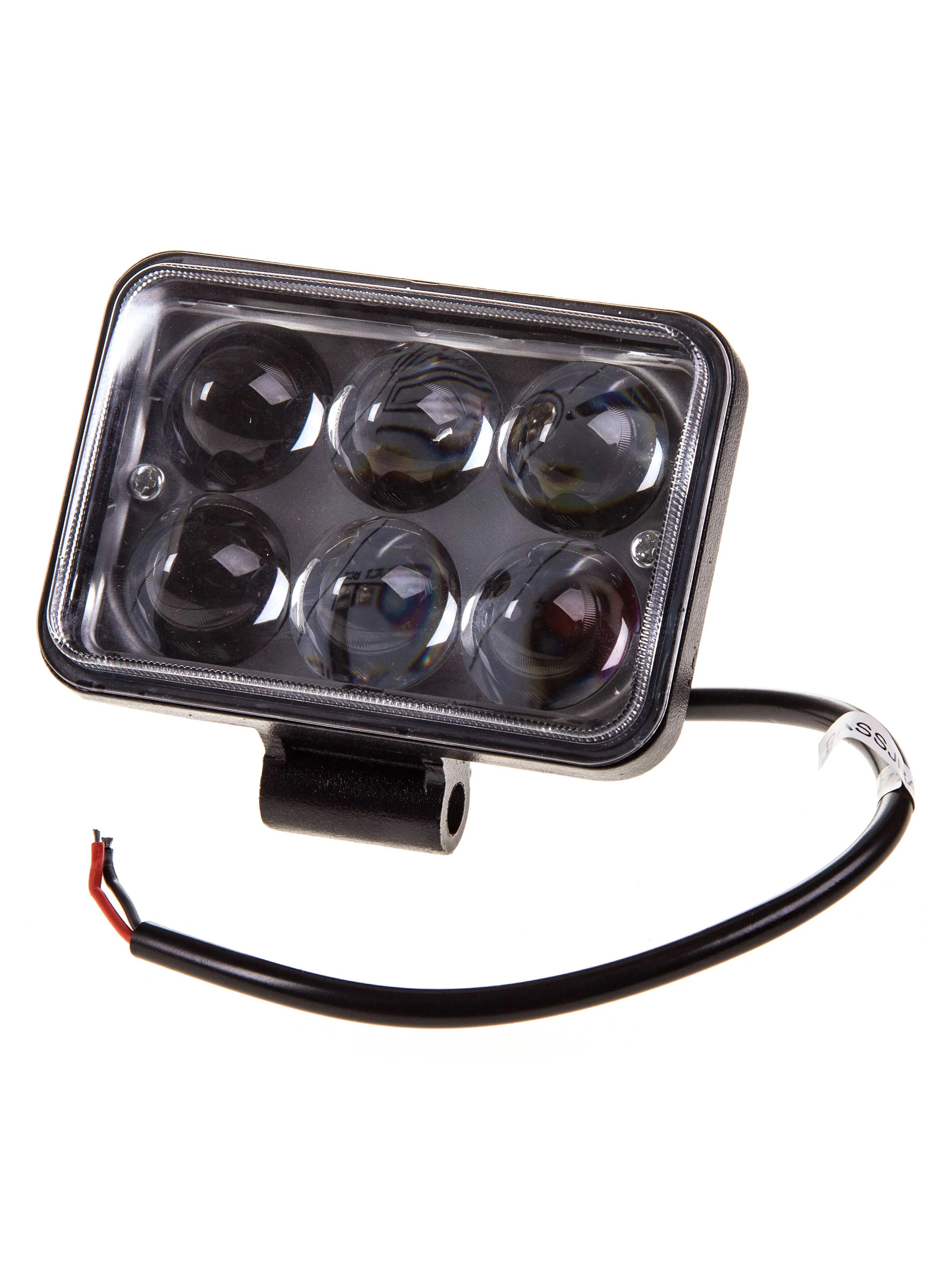 Фара светодиодная OFF ROAD 111*91*60мм прямоугольная 12V/24V 18W 6000К SKYWAY 6 диодов Дальний свет