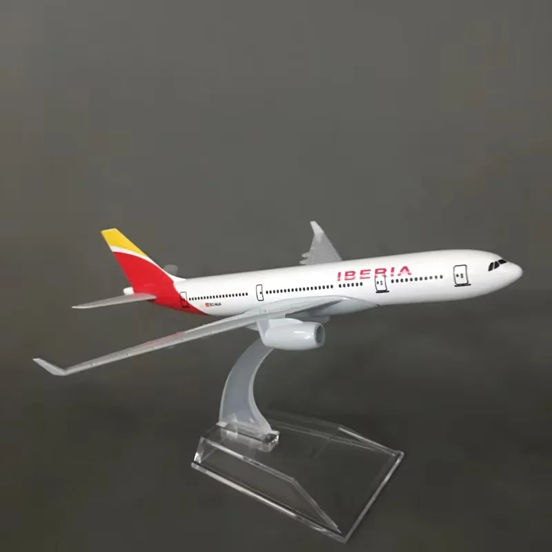 16 см A330 Iberia Airways Airbus масштаб 1/400 литая металлическая модель самолета 330 детский