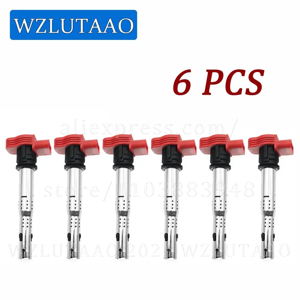 

Катушка зажигания 1/4/6 шт. 06E 905115 E 06E 905115 Д 06Е 905115 C Для Audi A4 A5 A6 A7 A8 Q5 Q7 Porsche Cayenne Panamera VW Touareg 07-18