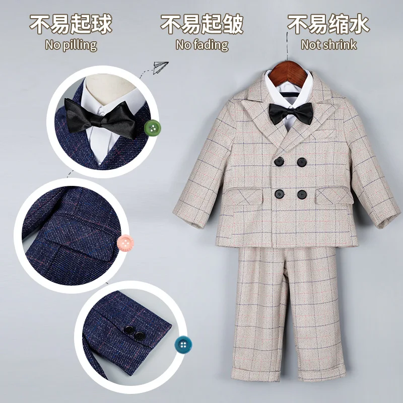 Японское платье на день рождения для мальчиков 1 года детская куртка принца жилет