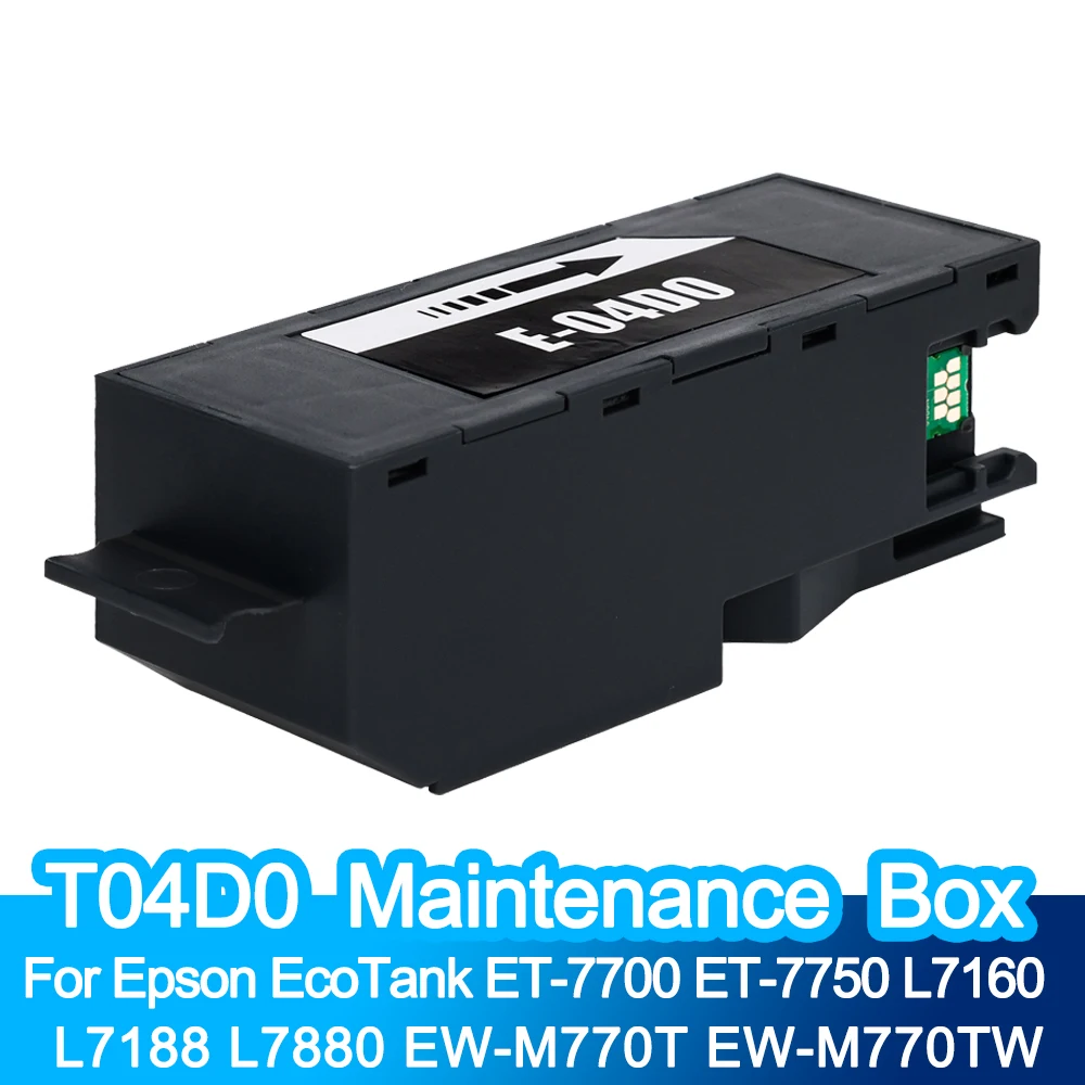

C13T04D000 T04D0 Maintenance Tank Box For Epson ET-7700 ET-7750 L7180 L7160 L7188 L7880 EW-M770T EW-M770TW EW-M970A3T