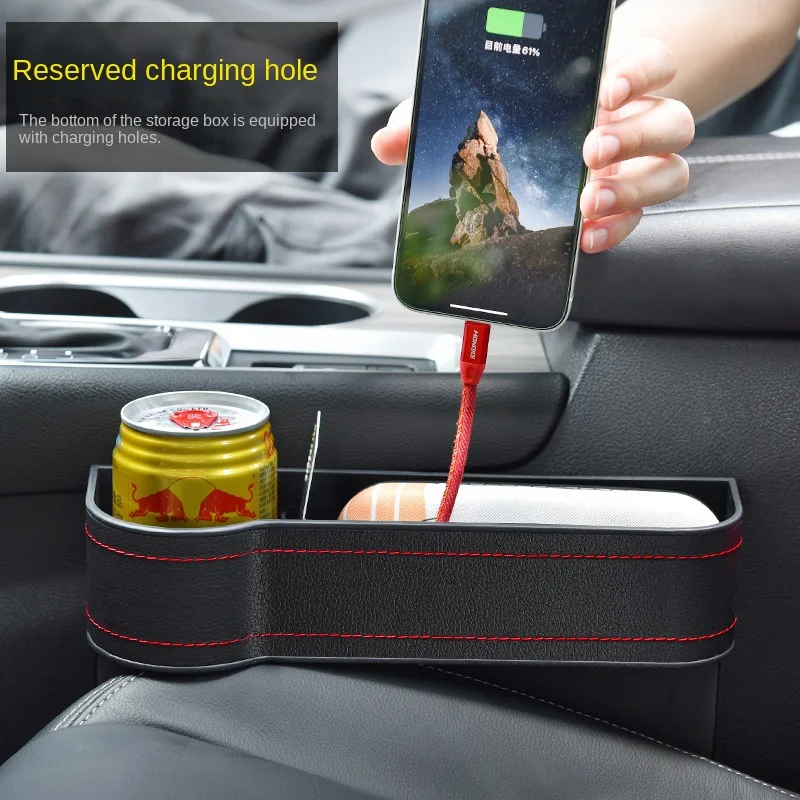

ar Seat Gap Organizer Crevice Storage Box Car Organizer Slit Filler Holder For Wallet Phone Slit Pocket Auto Car Accessories