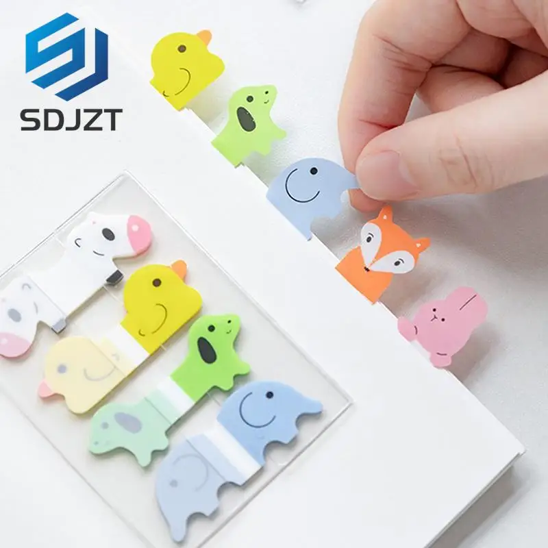 

Drawer Type Index Stickers Translucent Cute Animal Sticky Notes Memo Pad Self Adhesive Waterproof Label Index Flags Tab Strip
